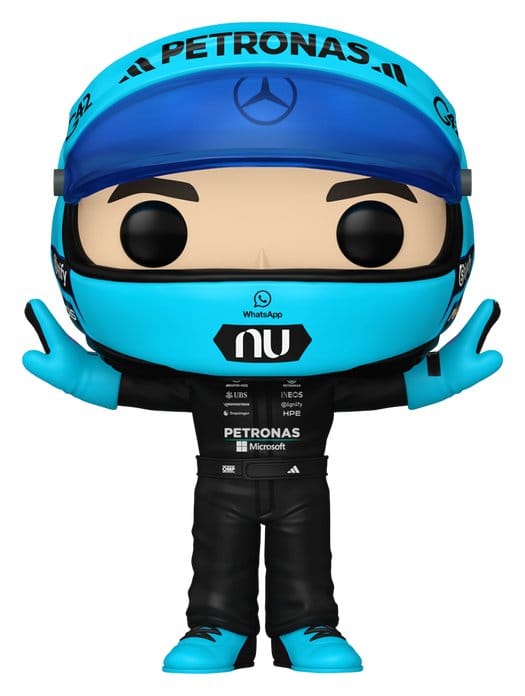 Formular 1 POP! Racing Vinyl Figur Mercedes Benz - George Russell (T-Pose) 9 cm