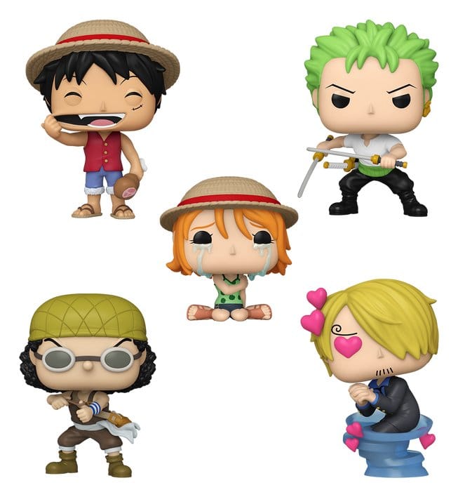 One Piece POP! Vinyl Figuren 5er-Pack Black Friday Bundle 9 cm
