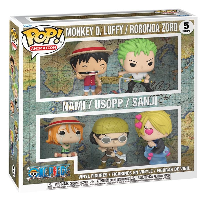 One Piece POP! Vinyl Figuren 5er-Pack Black Friday Bundle 9 cm