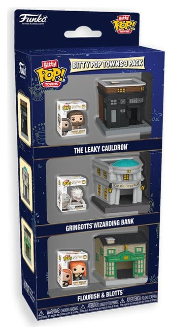 Harry Potter Bitty POP! Towns Vinyl Figuren 3er-Pack Diagon Alley 