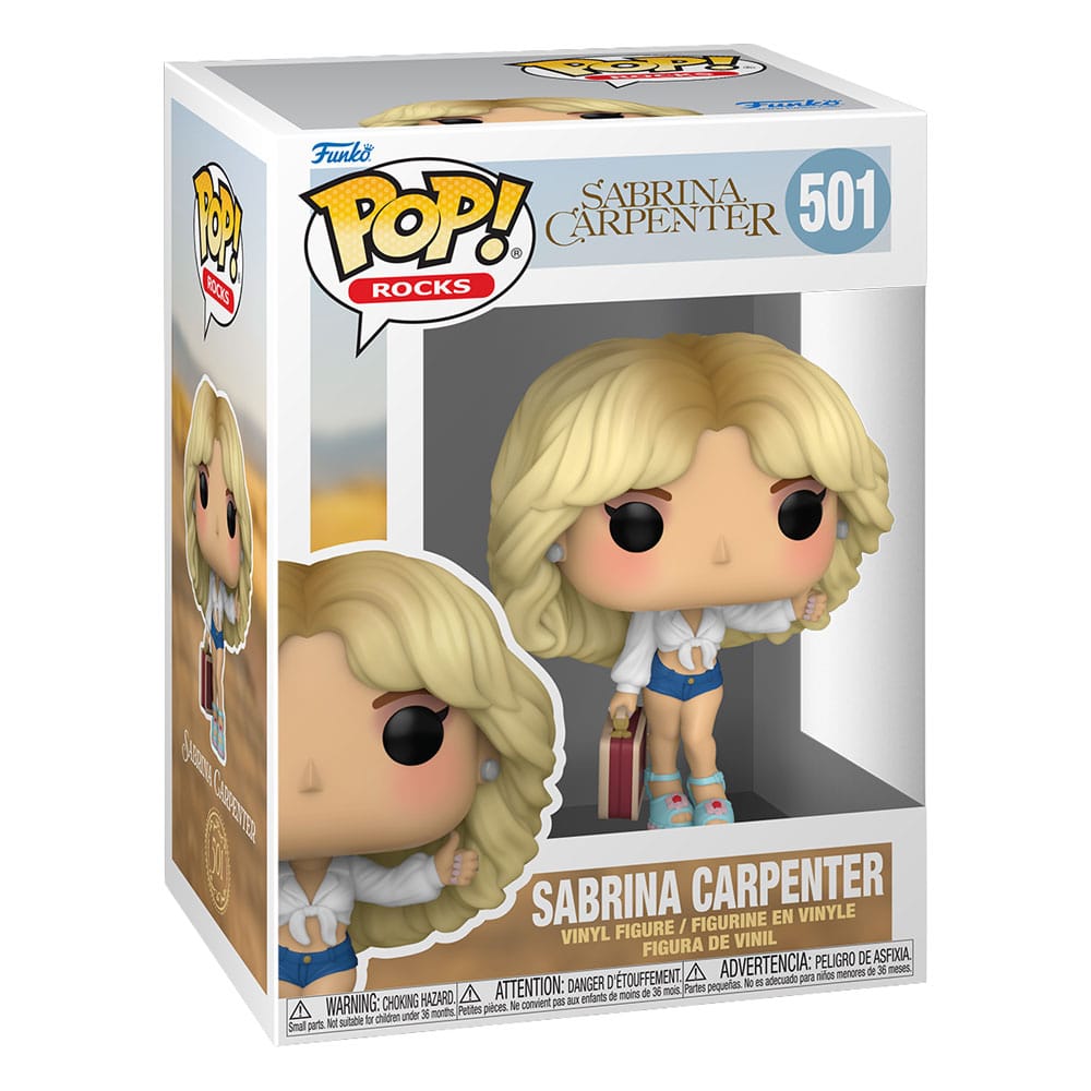 Sabrina Carpenter POP! Rocks Vinyl Figur Manchild 9 cm