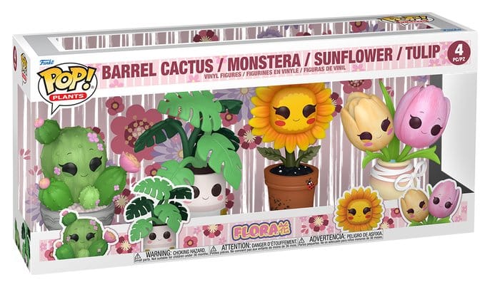 Flora POP! Vinyl Figuren Flora 4PK 9 cm