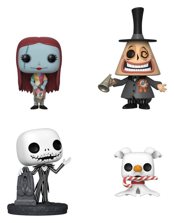 Nightmare Before Christmas POP! Disney Vinyl Figuren 4-Pack Black Friday Bundle 9 cm