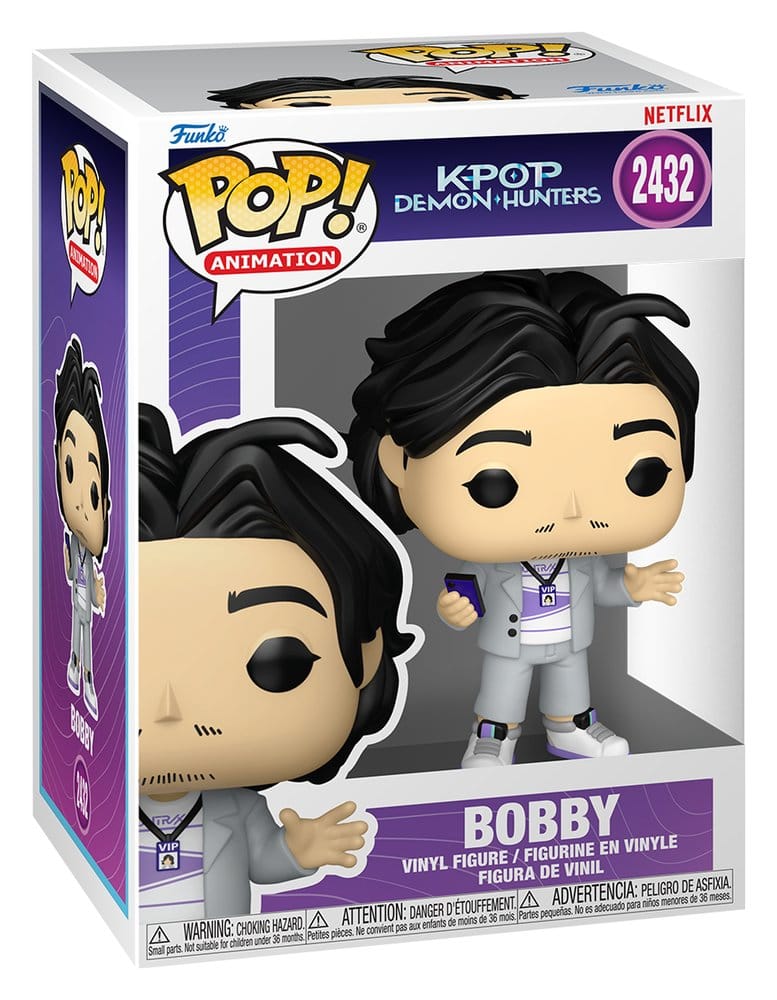 KPop Demon Hunters POP! Animation Vinyl Figur Bobby 9 cm
