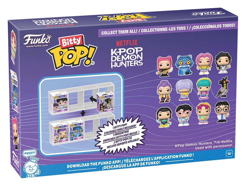 Netflix Bitty POP! Mini Figuren 4er-Pack Zoey 2 cm