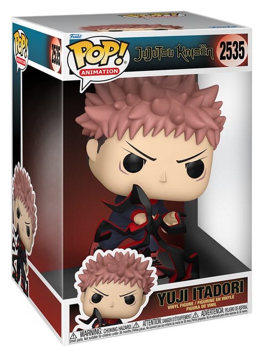 Jujutsu Kaisen Super Sized Jumbo POP! Vinyl Figur Yuji Itadori 25 cm 