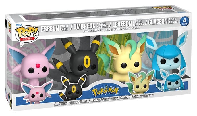 Pokemon POP! Vinyl Figuren 4er-Pack Eeveelutions #2 Bundle 9 cm