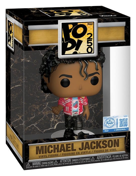 Michael Jackson POP! Rocks Vinyl Figur Michael Jackson (DGLT) 9 cm