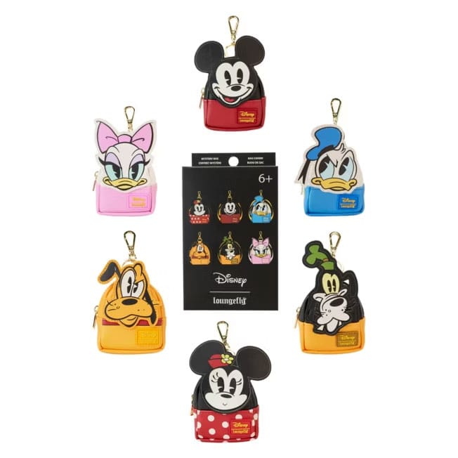Mickey and friends by Loungefly Schlüsselanhänger Mini Backpack Blind Box Sortiment (15)