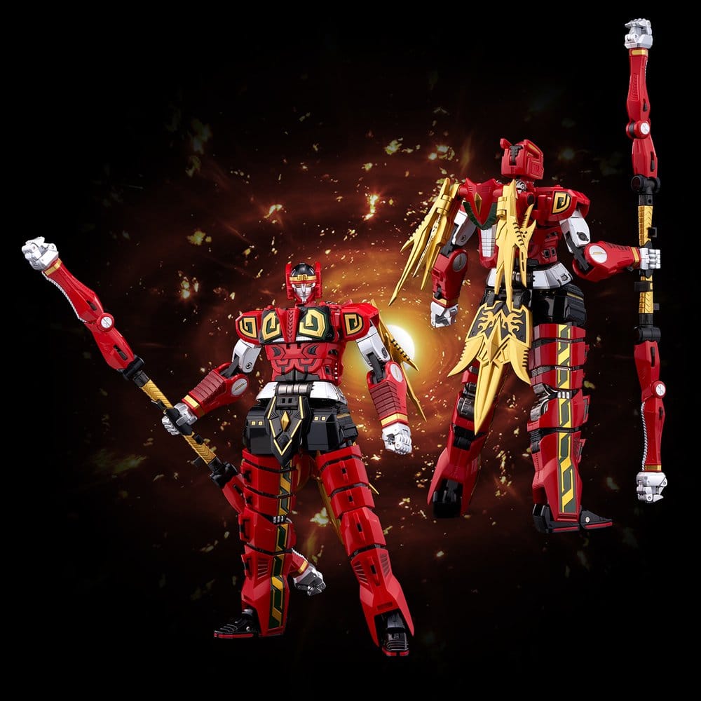 Power Rangers Go! Kuro Kara Combine Actionfigur Thunder Megazord 28 cm