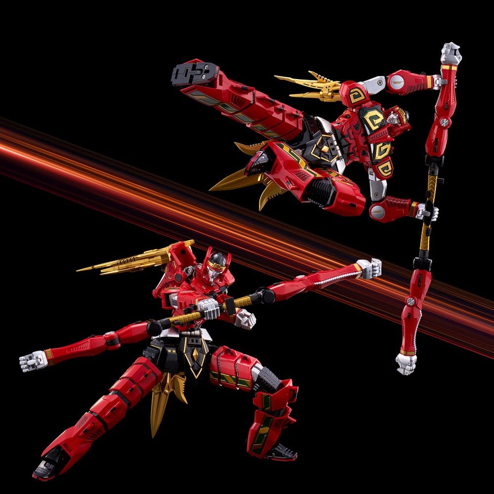Power Rangers Go! Kuro Kara Combine Actionfigur Thunder Megazord 28 cm