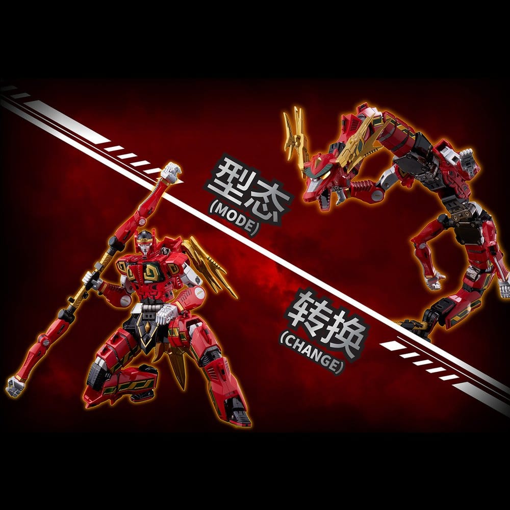 Power Rangers Go! Kuro Kara Combine Actionfigur Thunder Megazord 28 cm