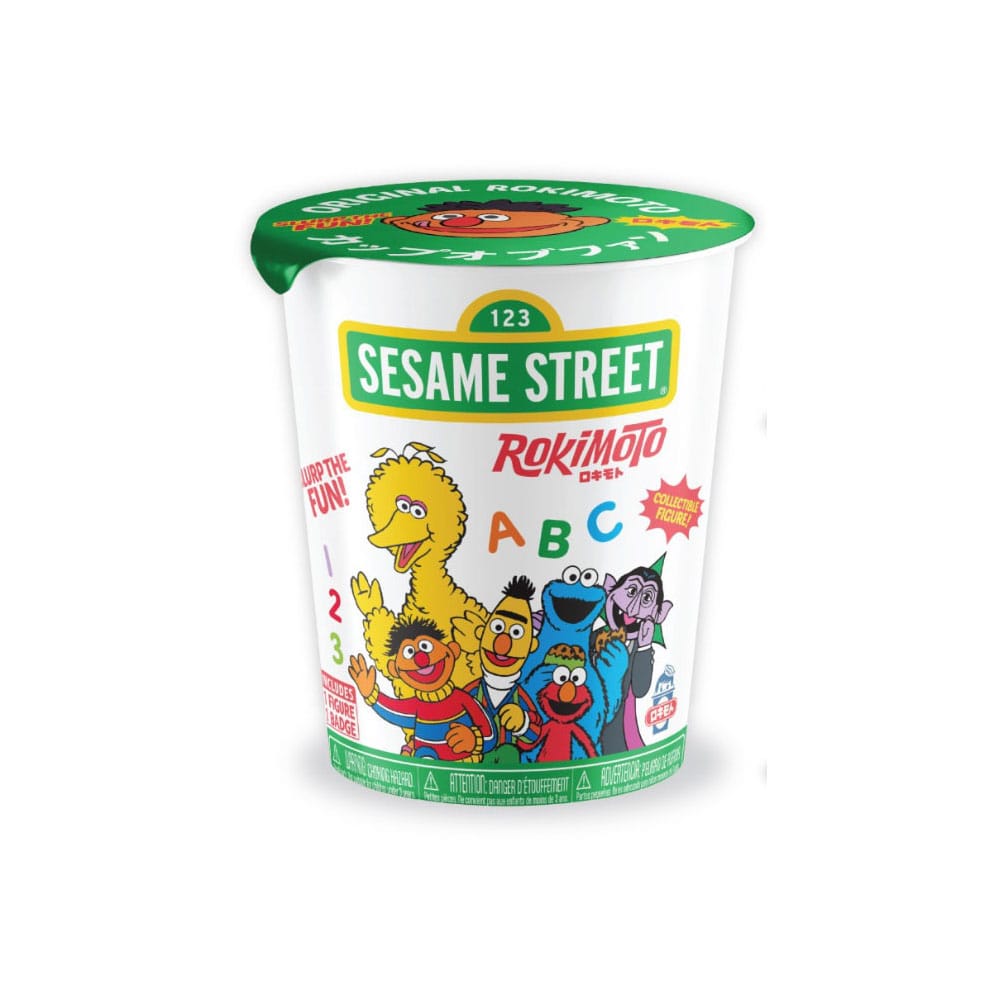 Sesamstraße Rokimoto Cup of Fun Blind Box Figuren 10 cm Wave 1 Display (12)