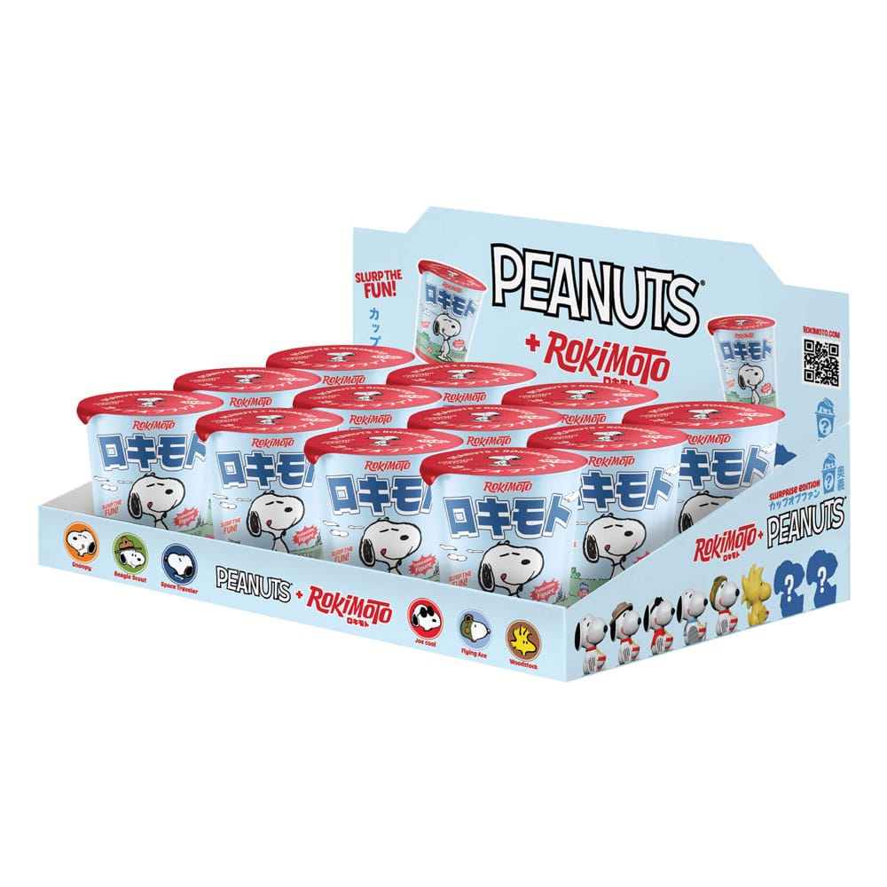 Peanuts + Rokimoto Minifiguren 10 cm Display (12)