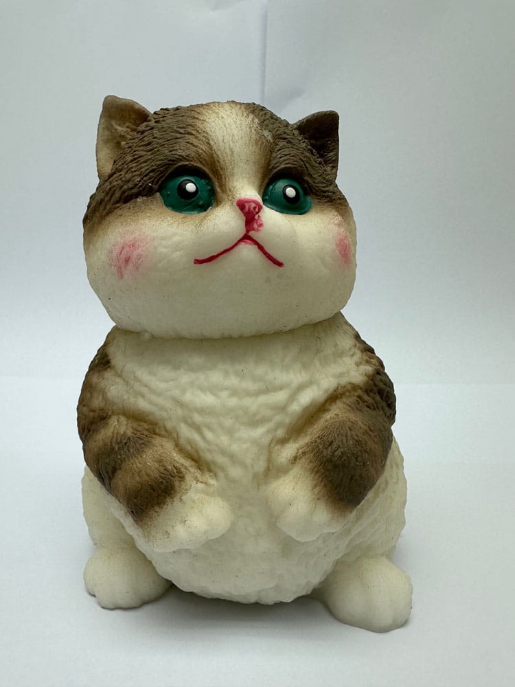 Fun Maker Squishy Fidget Toy Dark Brown Cat 11 cm 