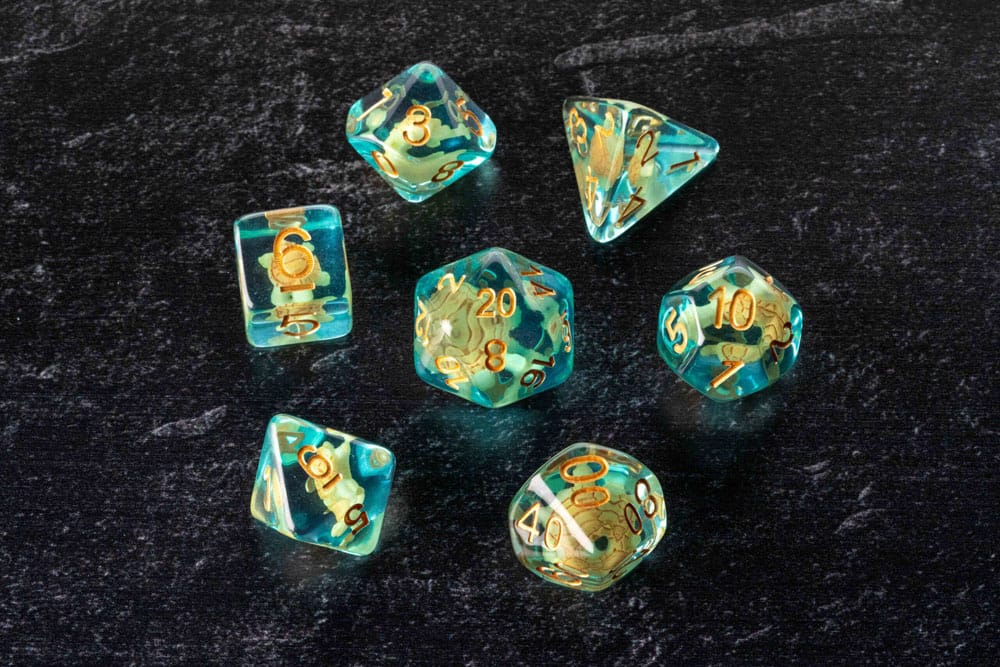 FanRoll Würfel Set Turtle (7)