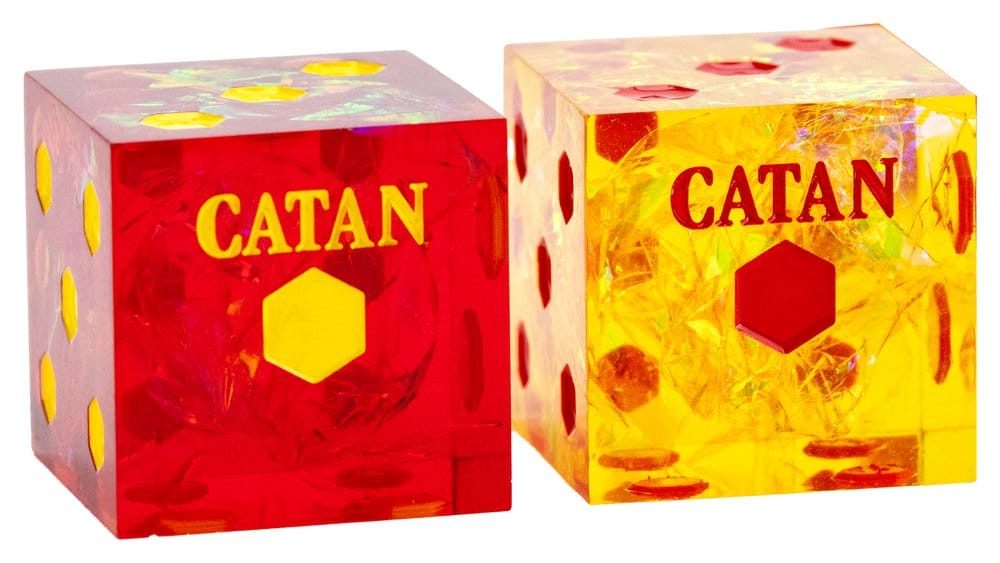 Catan Würfel Set D6 Sharp Edge Resin&nbsp;