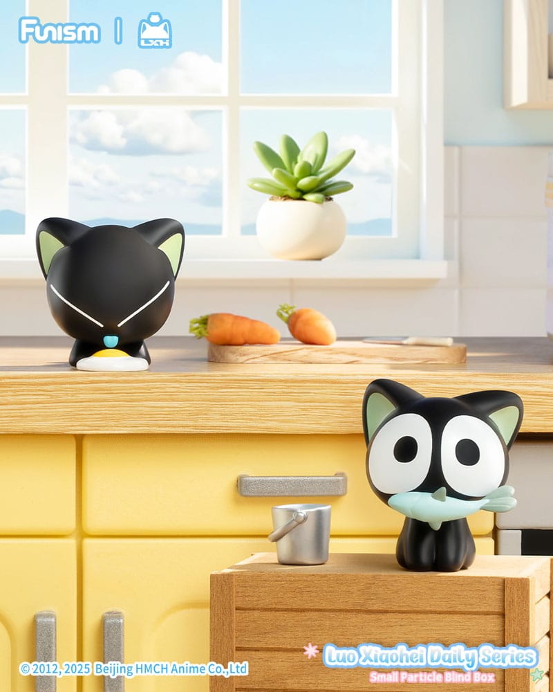 Luo Xiaohei Blind Box Minifiguren Q face Series 1 3 cm Display (4)             