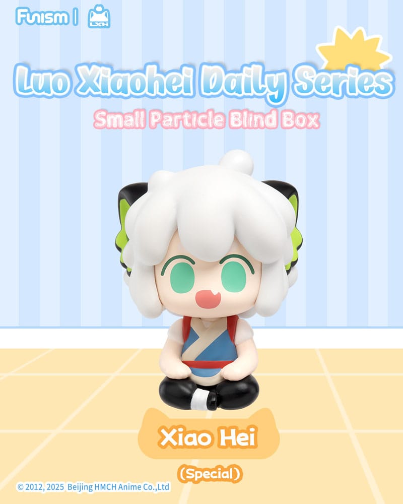 Luo Xiaohei Blind Box Minifiguren Q face Series 1 3 cm Display (4)             