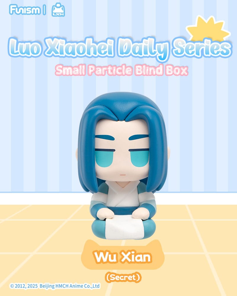 Luo Xiaohei Blind Box Minifiguren Q face Series 1 3 cm Display (4)             