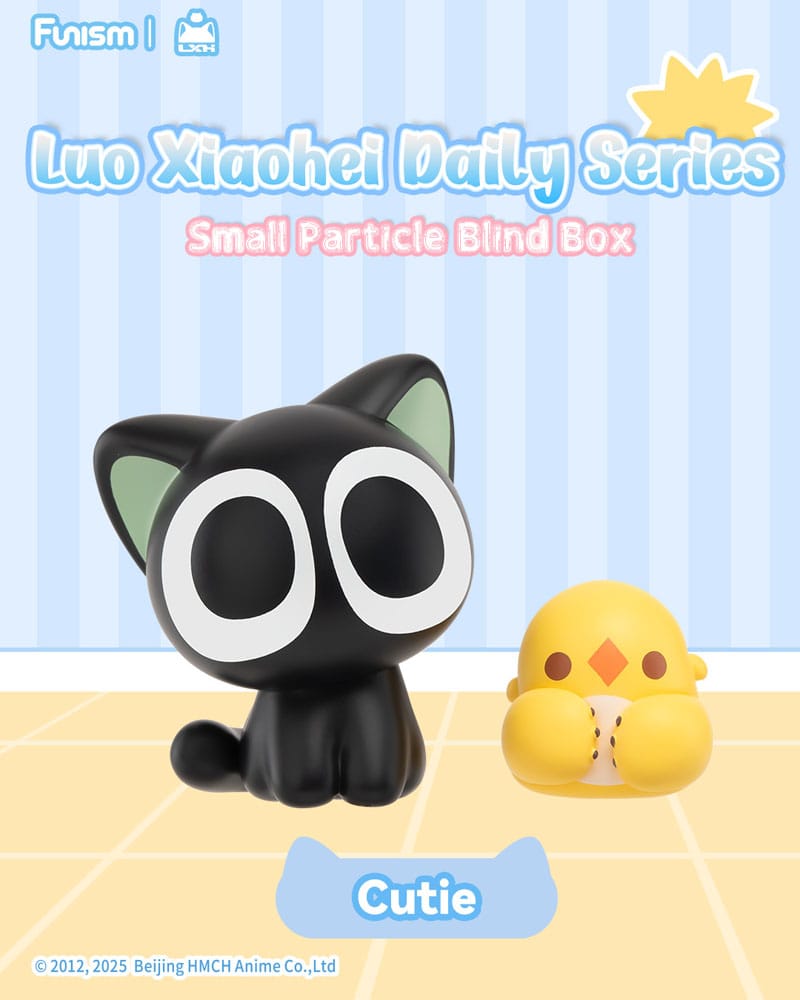 Luo Xiaohei Blind Box Minifiguren Q face Series 1 3 cm Display (4)             