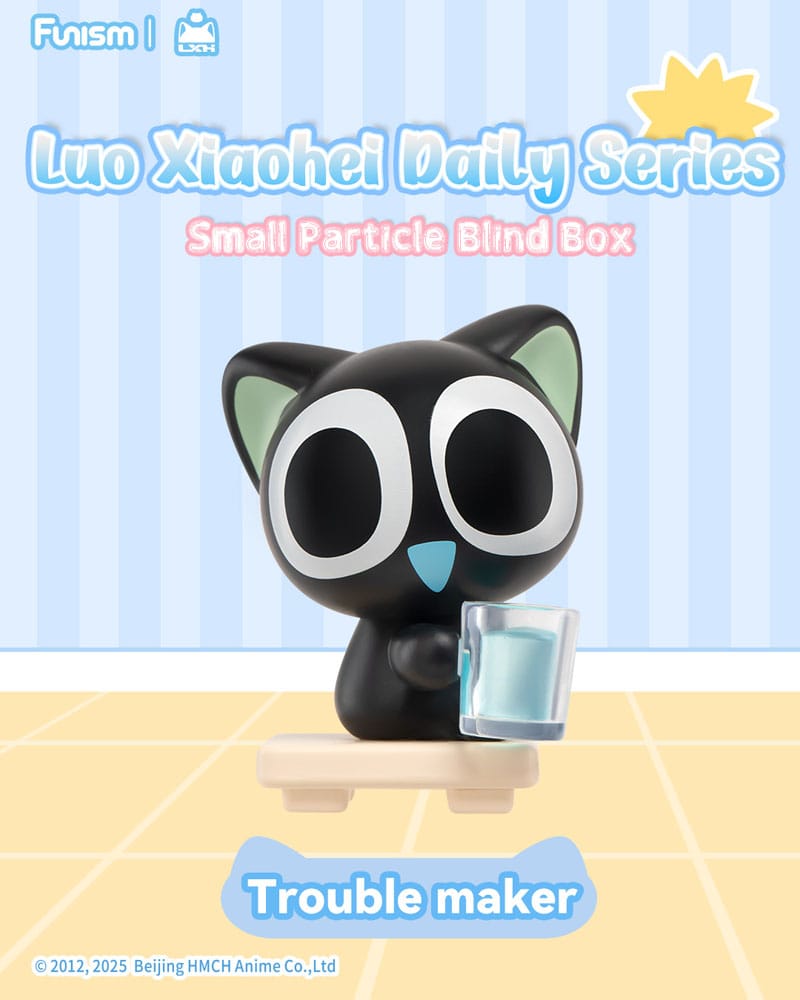 Luo Xiaohei Blind Box Minifiguren Q face Series 1 3 cm Display (4)             