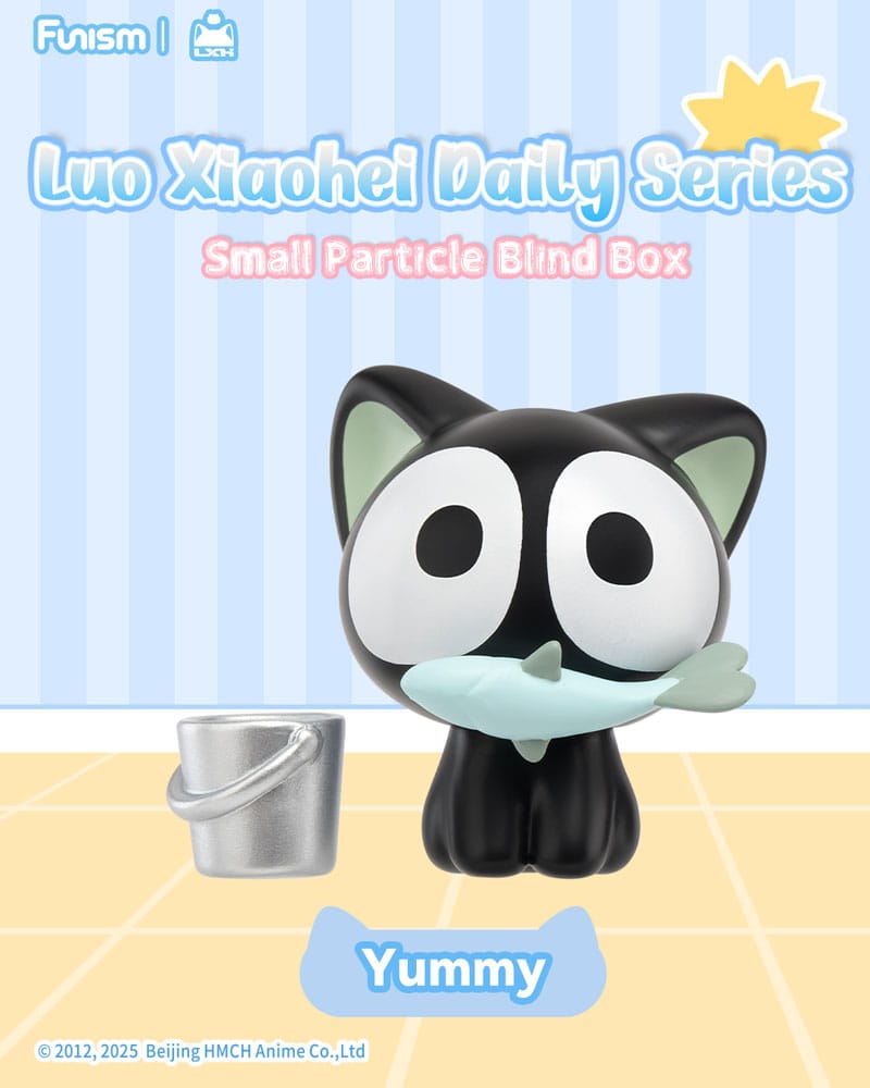 Luo Xiaohei Blind Box Minifiguren Q face Series 1 3 cm Display (4)             
