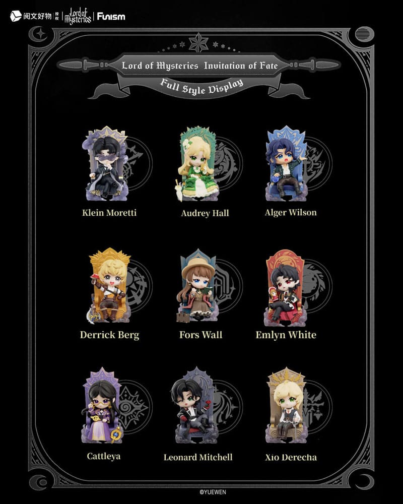 Lord of Mysteries Blind Box Minifiguren Invitation of Fate 9 cm Display (9)             