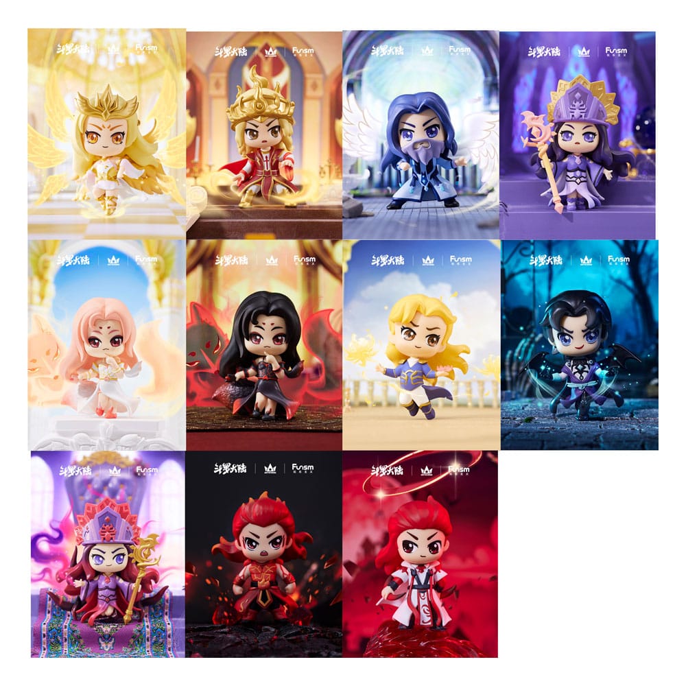 Soul Land Wuhun Hall Series Minifiguren 11 cm Display (8)            