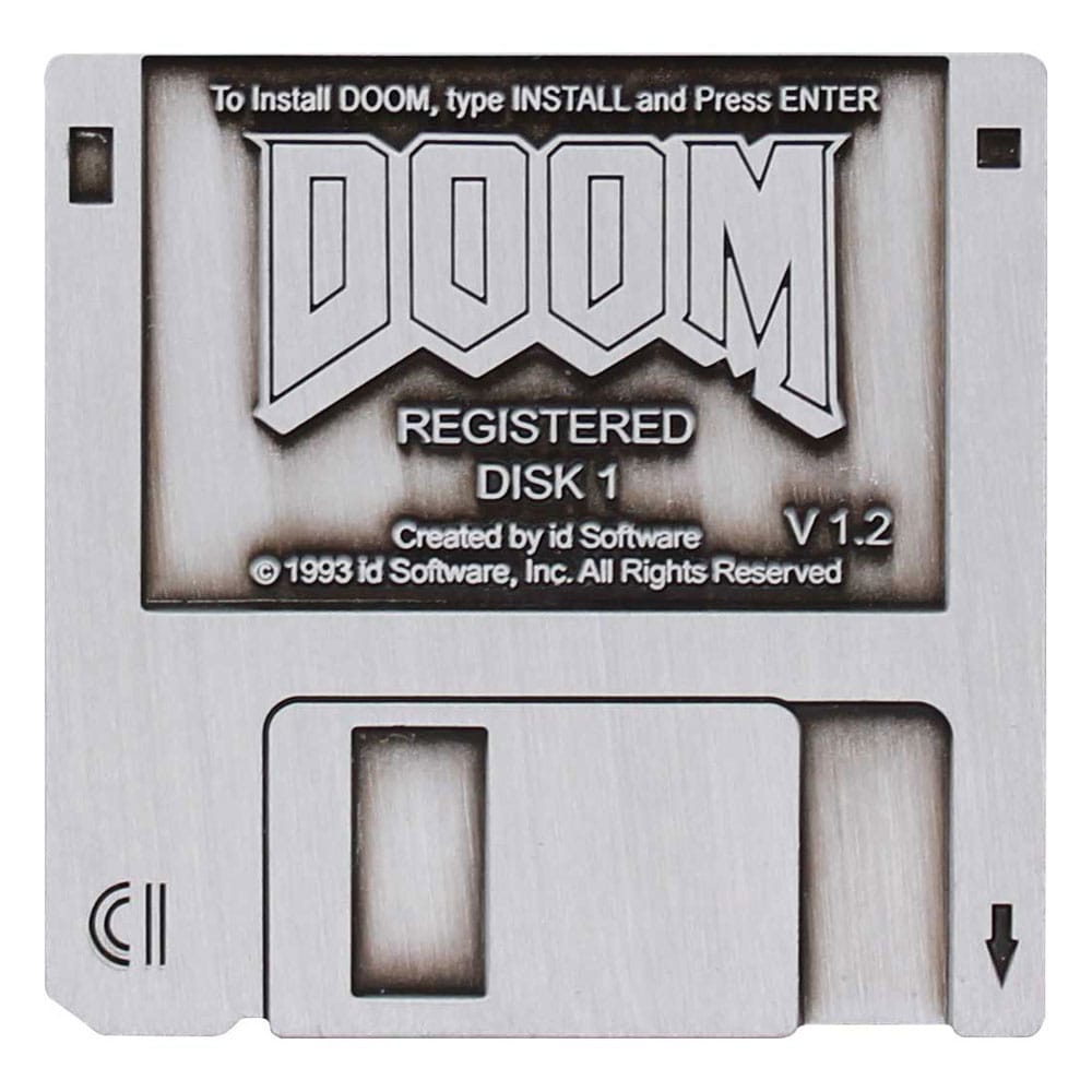 Doom Ansteck-Pin Floppy Disk Limited Edition       