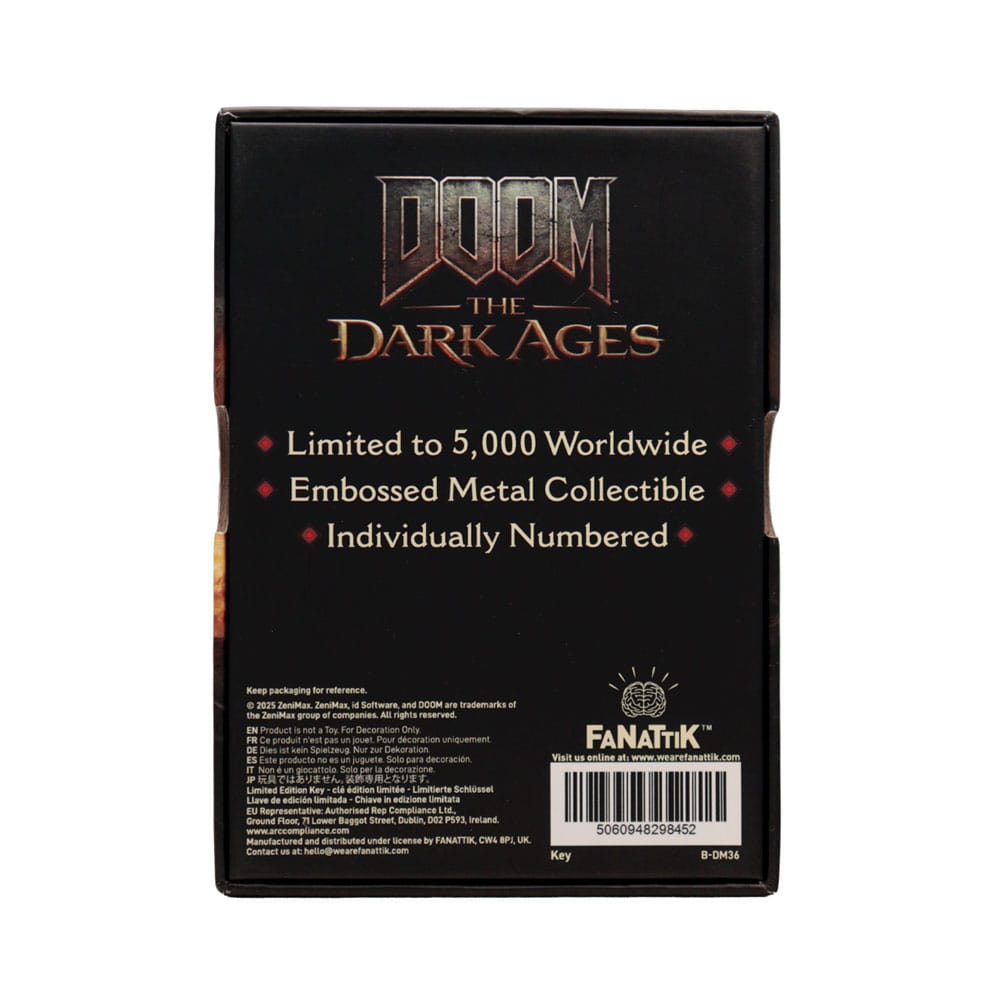 Doom: The Dark Ages Replik Secret Key Limited Edition