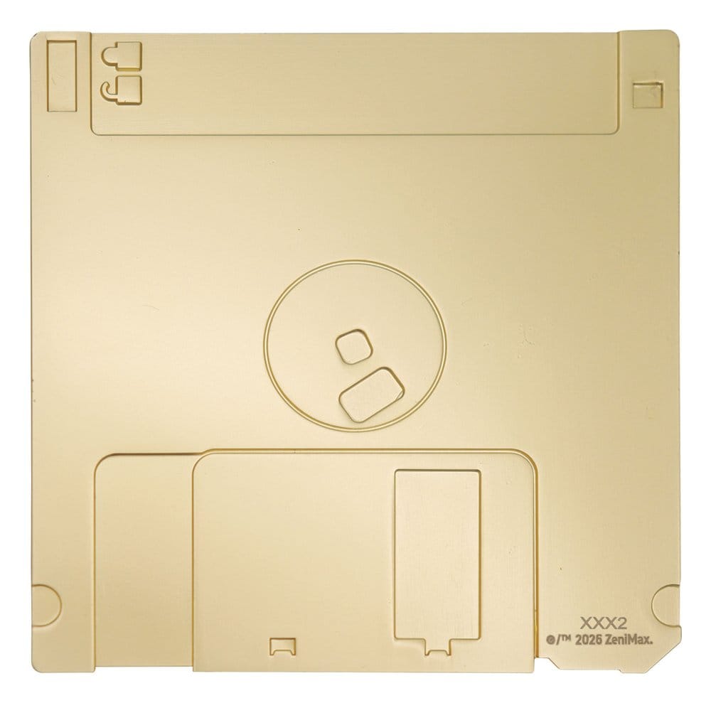 Doom Replik Floppy Disk Gold Plated Limited Edition           