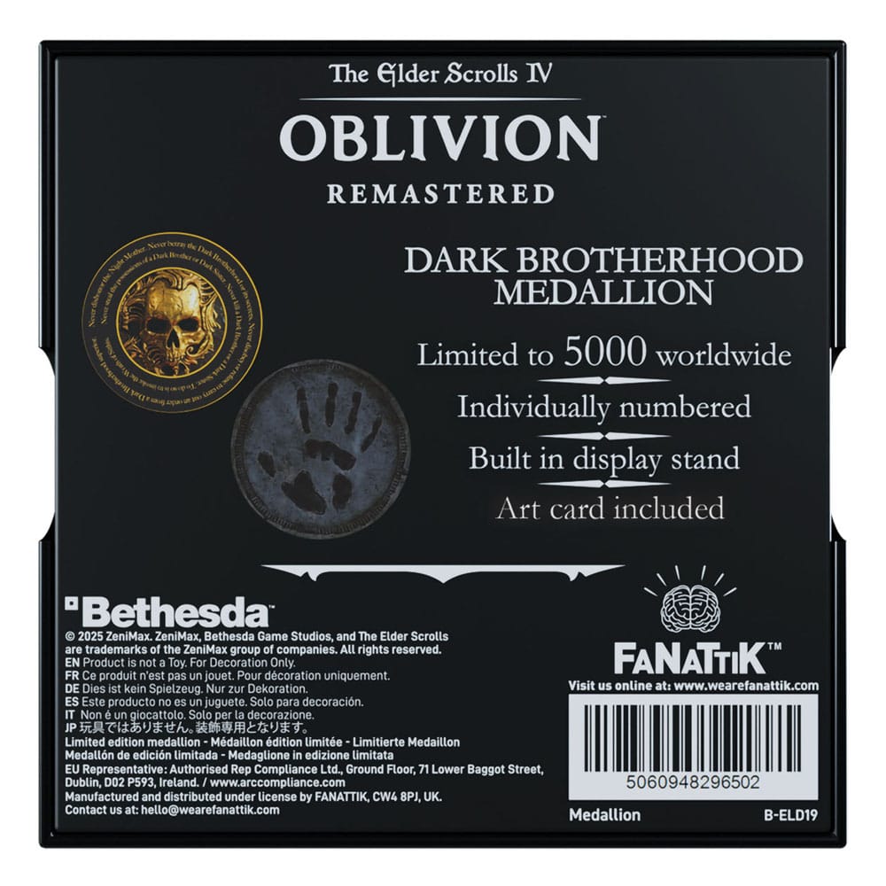 The Elder Scrolls IV: Oblivion Medaille Dark Brotherhood 