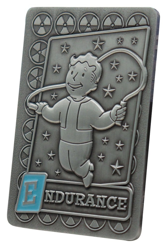 Fallout Metallbarren mit Album S.P.E.C.I.A.L. Perk Card Collector’s Album