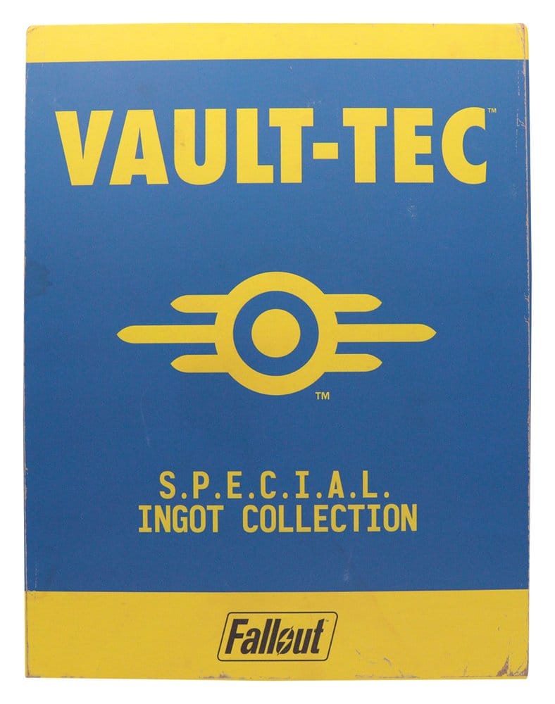 Fallout Metallbarren mit Album S.P.E.C.I.A.L. Perk Card Collector’s Album