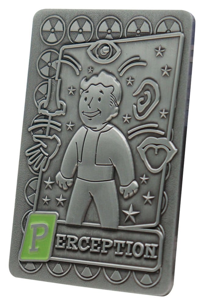 Fallout Metallbarren mit Album S.P.E.C.I.A.L. Perk Card Collector’s Album