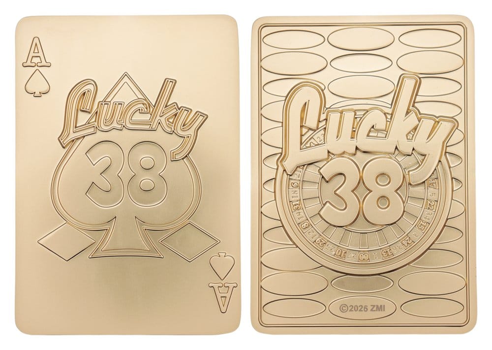 Fallout: New Vegas Replik Lucky 38 Imitation Gold Casino Set Limited Edition 