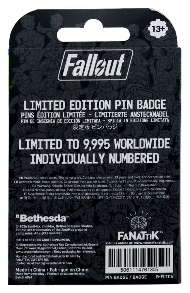 Fallout Ansteck-Pin Vault Door 111 Limited Edition Hinged