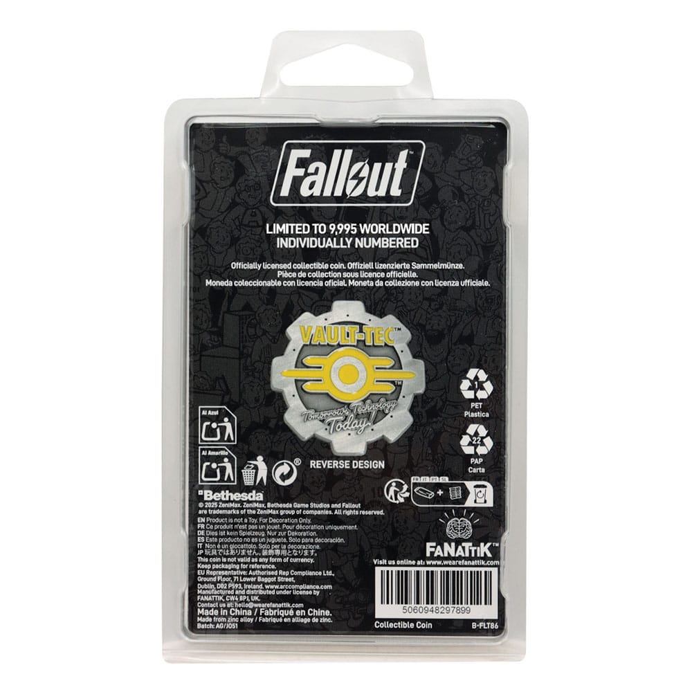 Fallout Sammelmünze Vault 111 Door Limited Edition 