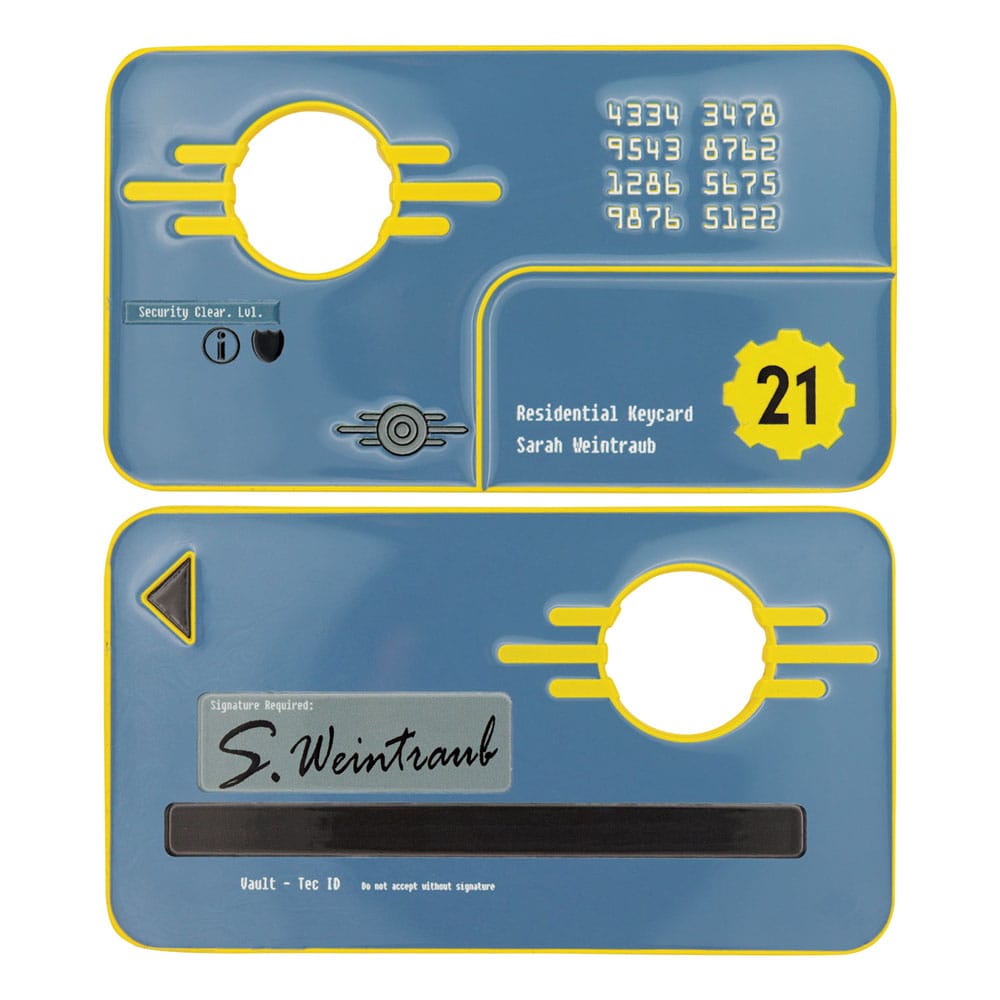 Fallout: New Vegas Replik Vault 21 Security Keycard Limited Edition    