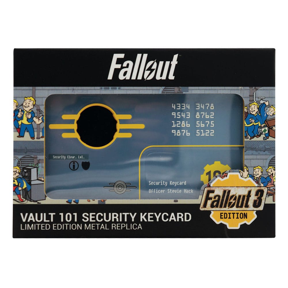Fallout 3 Replik Vault 101 Security Keycard Limited Edition