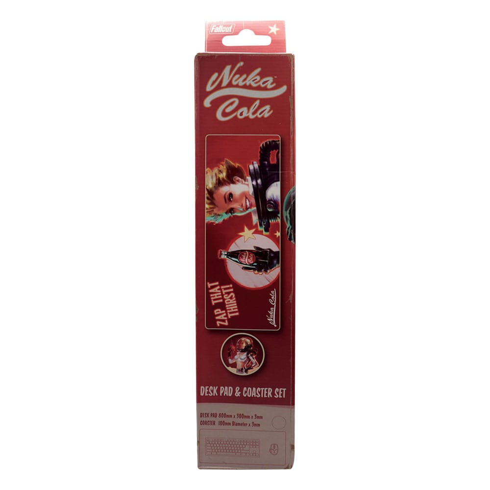 Fallout Schreibtischunterlage & Untersetzer Nuka-Cola         