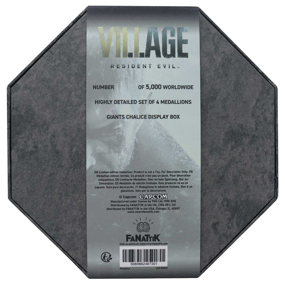 Resident Evil VIII Medaillen-Set House Crest Limited Edition