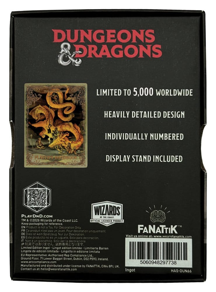 Dungeons & Dragons Metallbarren Player´s Handbook Alternate Cover Limited Edition     