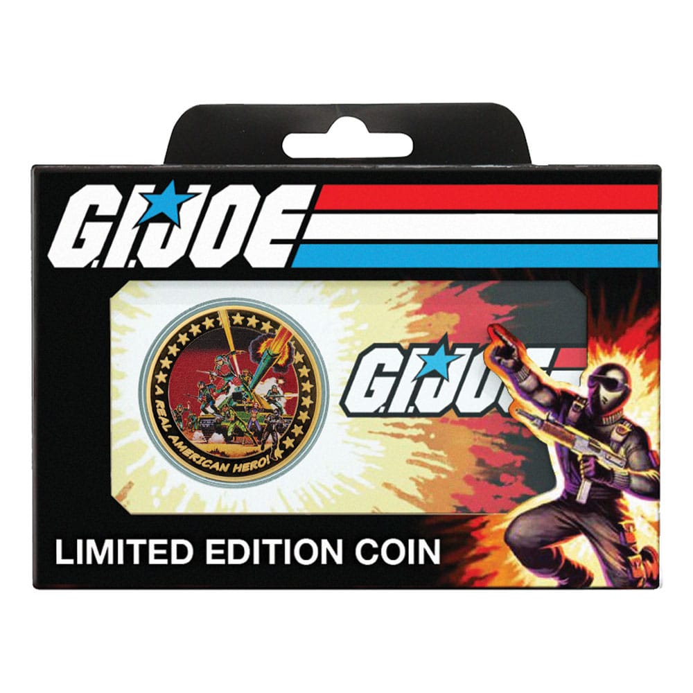 G.I. Joe Sammelmünze A Real American Hero 60th Anniversary 24k Gold Plated Limited Edition      