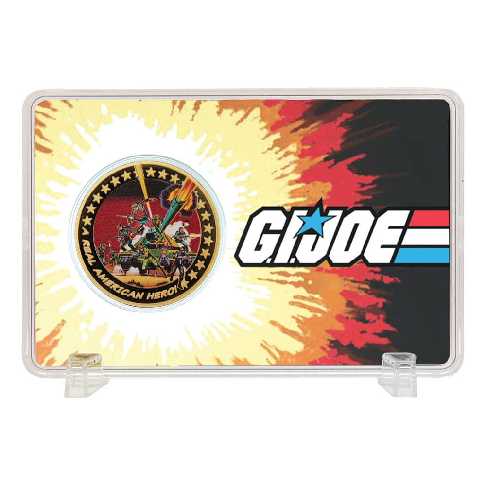 G.I. Joe Sammelmünze A Real American Hero 60th Anniversary 24k Gold Plated Limited Edition      