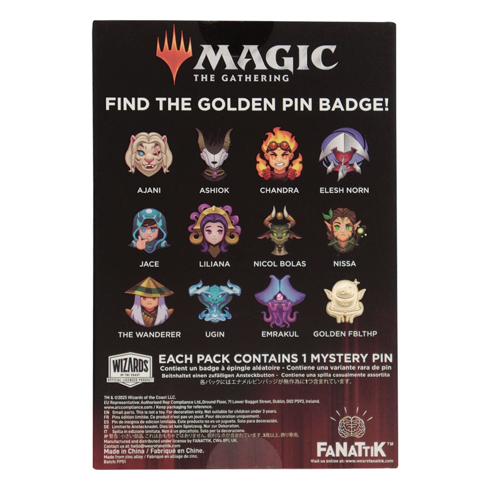 Magic: The Gathering Ansteck-Pins Mystery Pin Badge Display (12)    