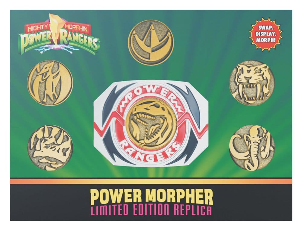 Power Rangers Replik Interchangeable Power Morpher Limited Edition 7 x 9 cm