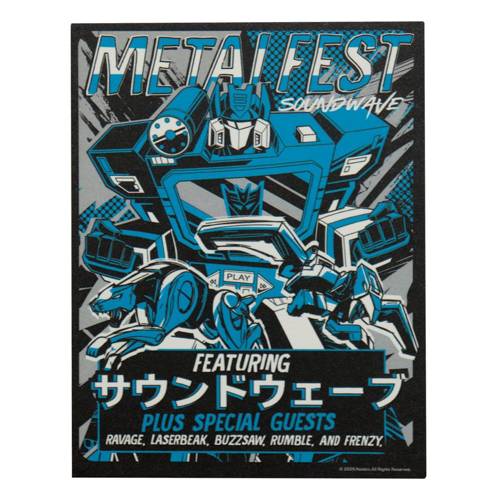 Transformers Replik Soundwave Cassette Limited Edition 