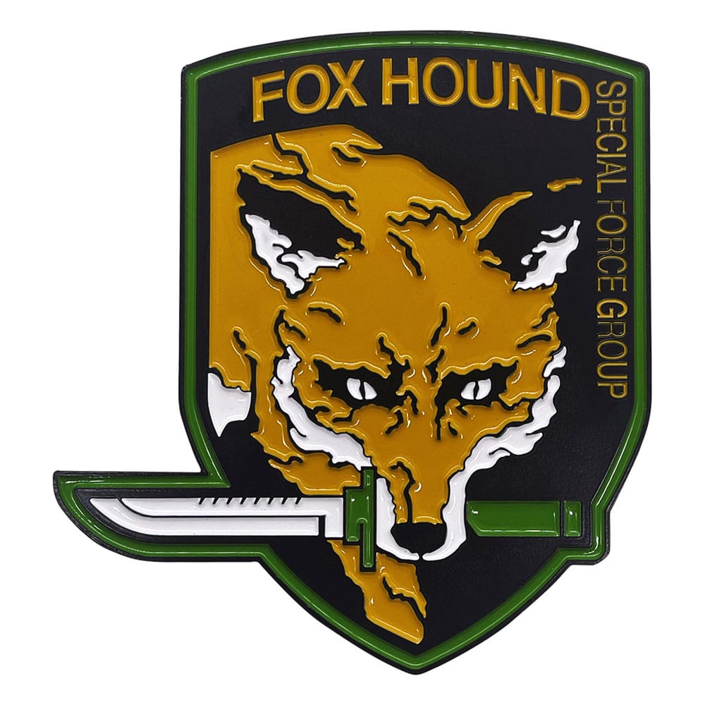 Metal Gear Solid Metallbarren Foxhound Insignia Limited Edition 